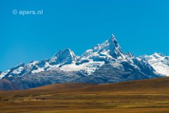 Huantsan in Peru Eternal snow on Huantsan, Peru