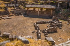 Circular plaza of Chavin de Huantar Circular plaza of Chavin de Huantar, Peru