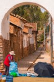 Street of Chinchero Street of Chinchero in Peru