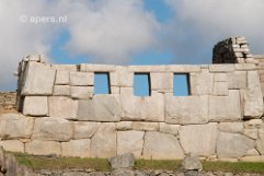 Room of three windows Machu Picchu Room of three windows in Machu Picchu in Peru