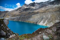Mountains at Punta Olimpica, Andes, Huaraz, Peru Mountains and lake at Punta Olimpica, Andes, Huaraz, Peru