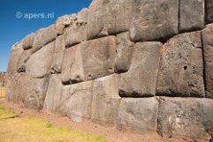 Wall of Sacsayhuaman, archeological Inca site Wall of Sacsayhuaman, archeological Inca site near Cuzco