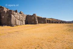 Famous wall of Sacsayhuaman, archeological Inca site Famous wall of Sacsayhuaman, archeological Inca site near Cuzco, Peru