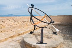 Sundial Castle Santa Barbara in Alicante Sundial Castle Santa Barbara in Alicante, Spain