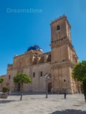 Basilica Saint Mary in Elx Basilica Saint Mary including the Tower of the Basilica in Elx, Spain