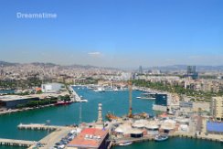 Harbour Barcelona Harbour Barcelona from cable car