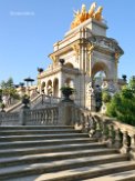 Park Ciutadella in Barcelona Cascade Monument in Park Ciutadella, Barcelona, Spain