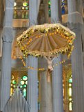 La Sagrada Familia: Jesus Christ La Sagrada Familia: Jesus Christ above altar