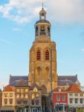 Saint Gertrude church in Bergen op Zoom Saint Gertrude church in Bergen op Zoom during sunset, the Netherlands