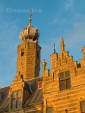 Tower Markiezenhof during sunset in Bergen op Zoom Tower Markiezenhof, city palace, during sunset in Bergen op Zoom, the Netherlands