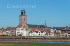 Saint Lebuinus Church in Deventer Saint Lebuinus Church or Great Church along river IJssel in Deventer - gothic hall church