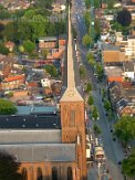 Saint Lambert Church Hengelo Aerial view Saint Lambert Church of Hengelo