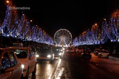 Champs-Elysee by night Avenues des Champs-Elysee by night, Paris