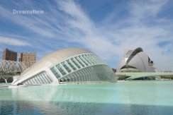 Hemesferic and Palace of the Arts, Valencia Hemesferic and Palace of the Arts, Valencia, Spain