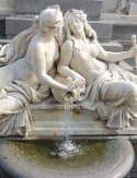 Athena fountain Athena fountain in front of parliament Vienna