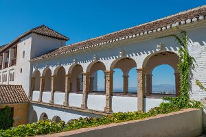Pavillion of Generalife, Alhambra Pavillion of Generalife, Alhambra, Granada, Andalusia, Spain