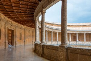 Palace Charles V at Alhambra, Granada Palace Charles V at Alhambra, now museum, Granada, Andalusia, Spain