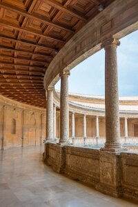 Palace Charles V at Alhambra, Granada Palace Charles V at Alhambra, now museum, Granada, Andalusia, Spain