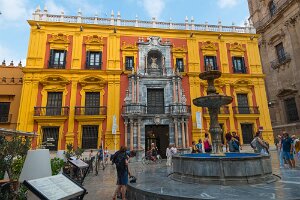 Bishop Palace (Palacio Episcopal) in Malaga Bishop Palace (Palacio Episcopal) in Malaga, Andalusia, Spain